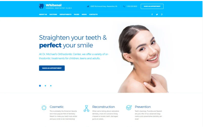 Whitenol - Dentistry Clinic Responsive WordPress Theme