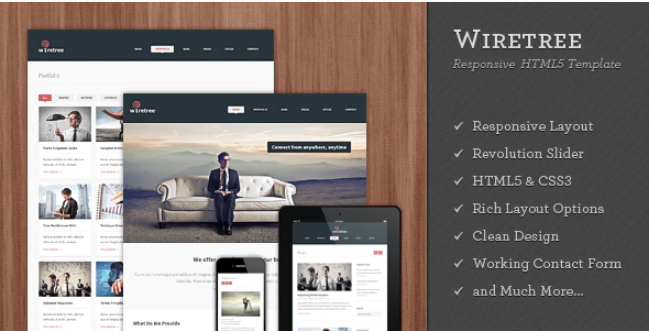 Wiretree - Responsive HTML5 Template