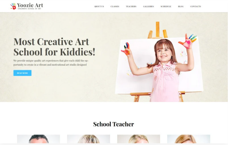Yoozie - Children Art School WordPress Theme