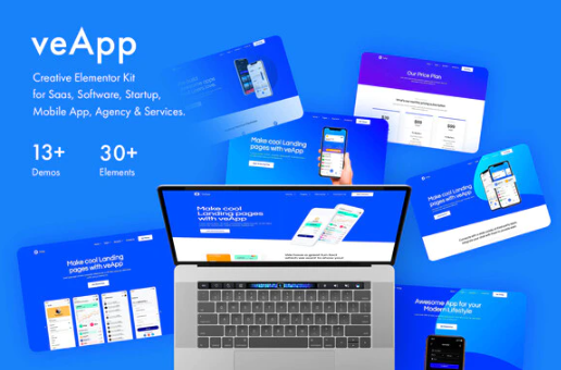 veApp - Mobile Startup Template Kit