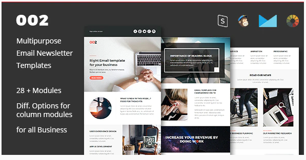 002 - Multipurpose Email Newsletter Template