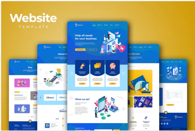 Corporate Agency Website Templates