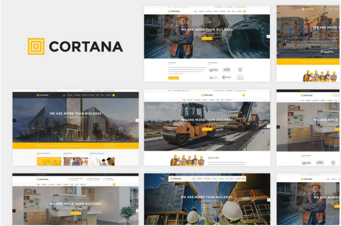 Cortana - Construction Website Template