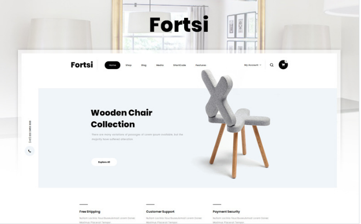 Fortsi - Furniture Store WooCommerce Theme