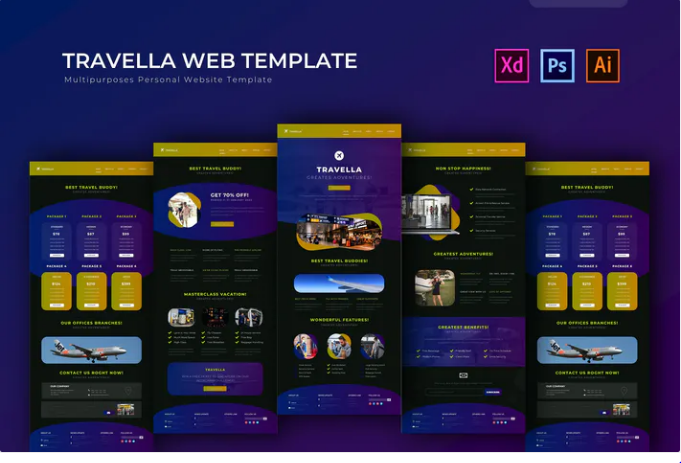Travella | PSD Web Template