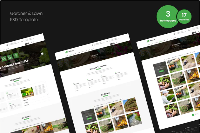 Gardner PSD Template