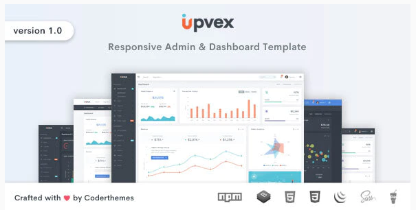 Upvex - Responsive Admin & Dashboard Template