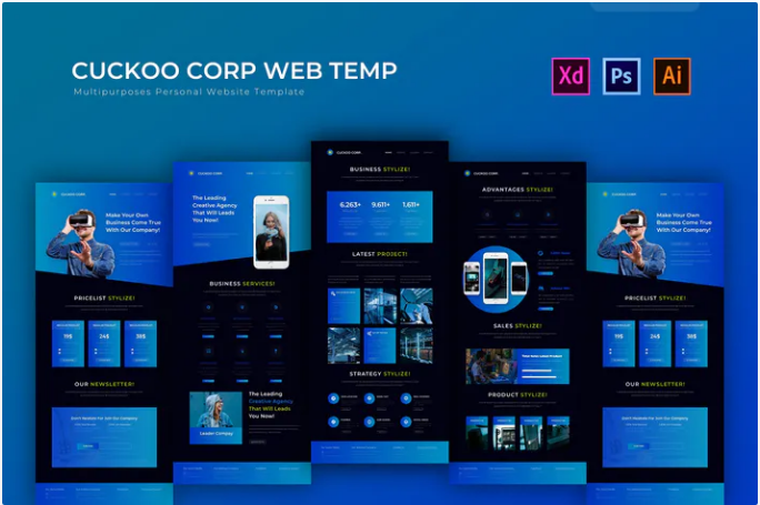 Cuckoo Corp | PSD Web Template