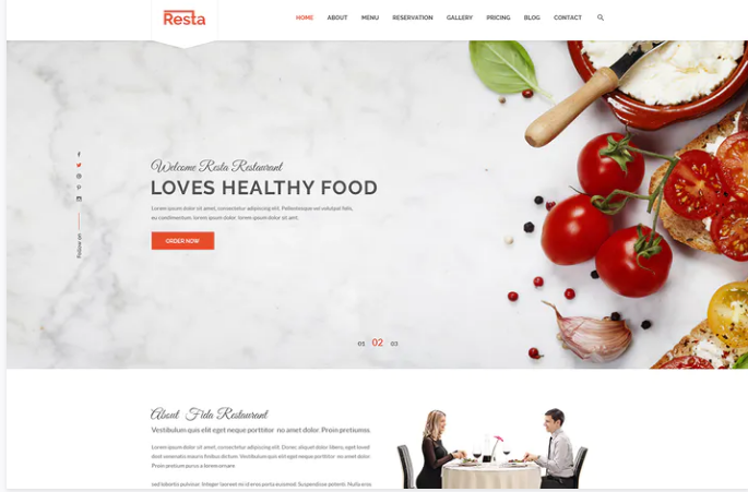 Resta - Restaurant PSD Template