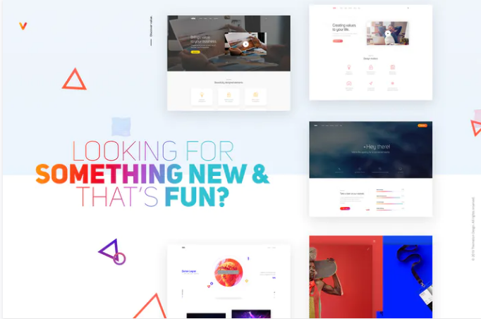 A Value Minimal Business Website Showcase Template