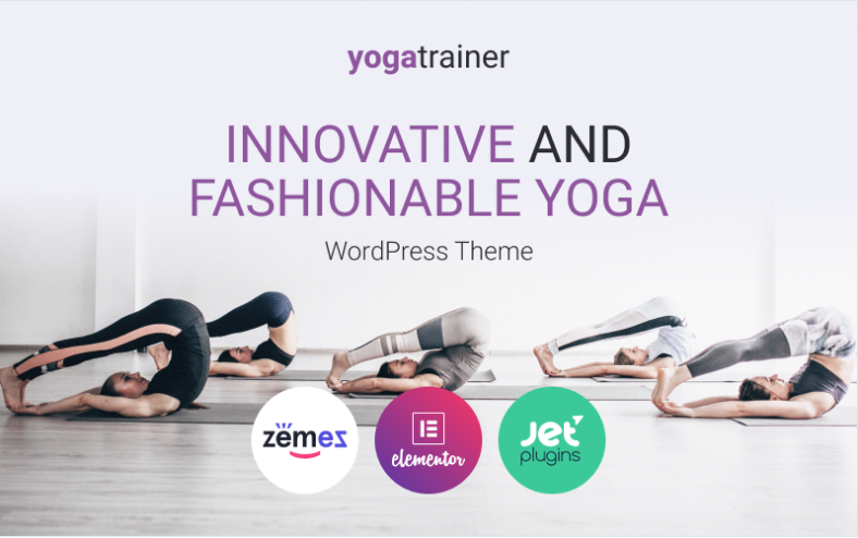 Gloria Miles - Innovative and Fashionable Yoga WordPress Theme