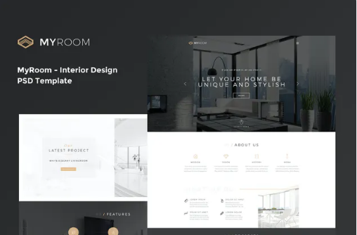 MyRoom - Interior Design PSD Template