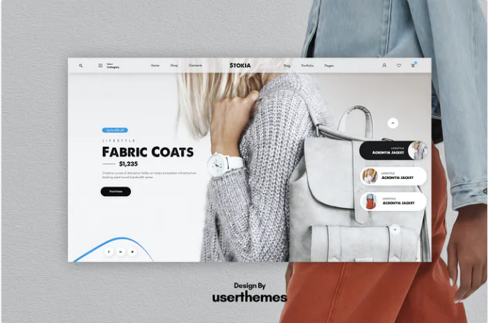 E-commerce Website Featured Exploration Template