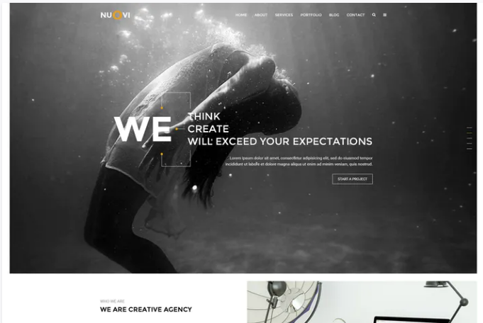 Nuovi - Creative PSD Template
