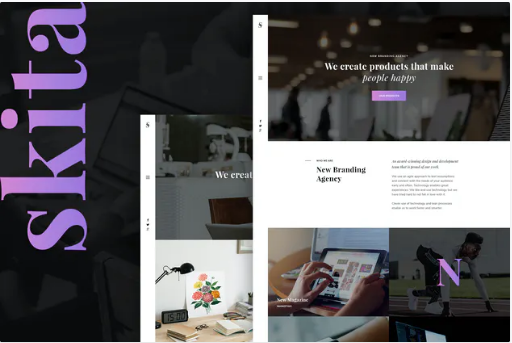 Skita - Clean & Modern Agency PSD Template