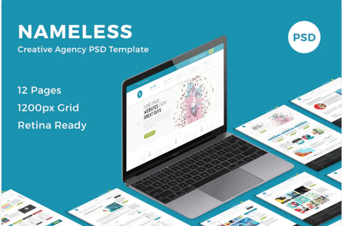 Nameless - Creative Agency PSD Template