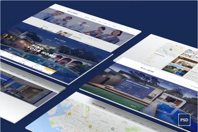 RealHome - Versatile Real Estate PSD Template