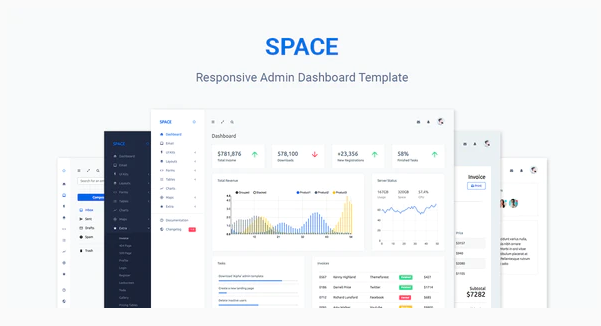 Space - Responsive Admin Dashboard Template