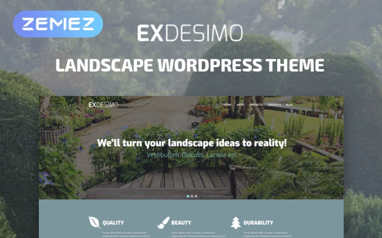 Exdesimo - Landscape Multipurpose Modern Elementor WordPress Theme