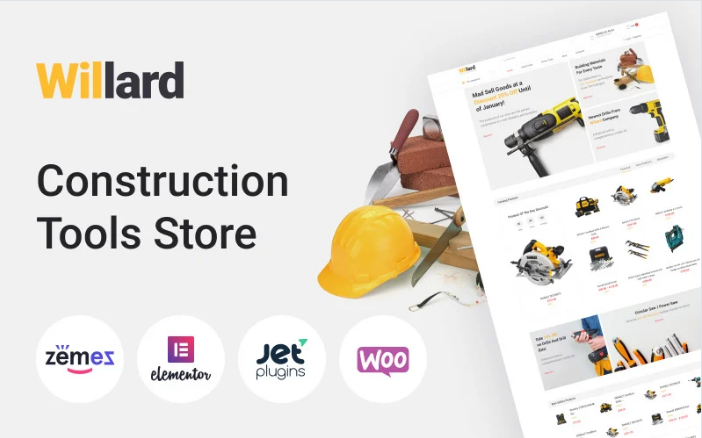 Willard - Tools & Hardware WooCommerce Theme