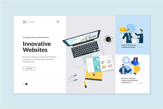 Website PSD Template Design