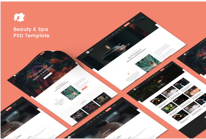 Beauty and Spa PSD Template