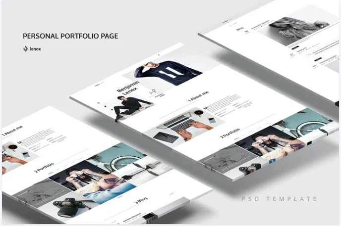 Personal Portfolio PSD Template