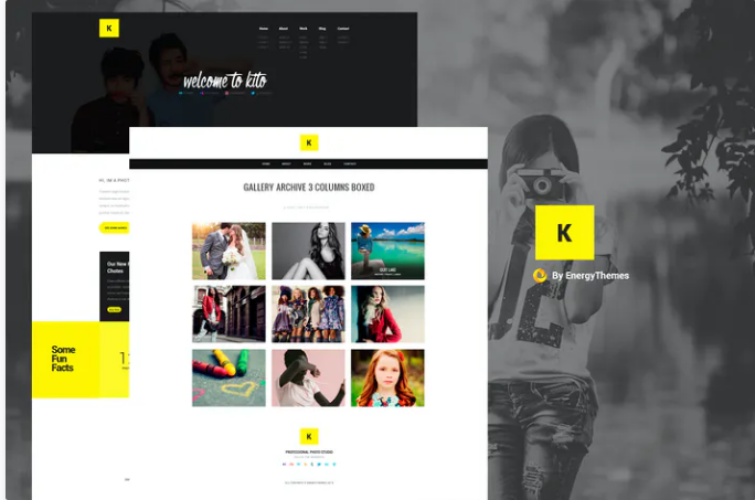 Kito - Photography PSD Template