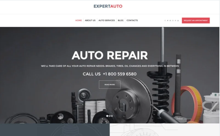 ExpertAuto - Mechanic WordPress Theme