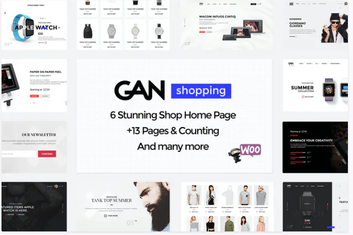 GAN - Ultimate Shopping eCommerce PSD Template