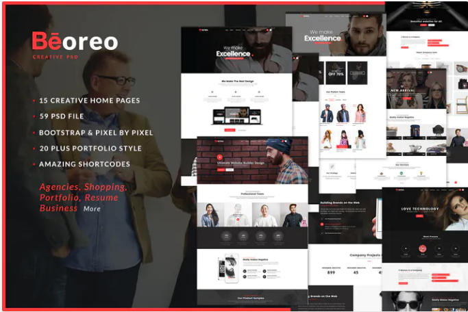 Mirax - eCommerce PSD Template