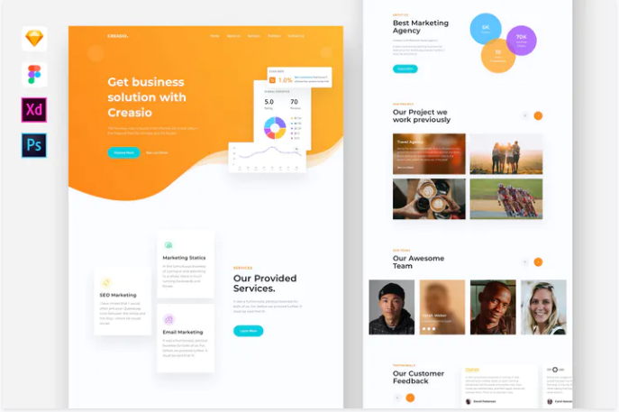 SEO Service Website Template