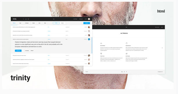 Trinity – Dashboard HTML Template