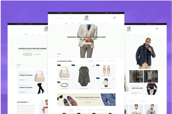 Trendify - Fashion eCommerce PSD template