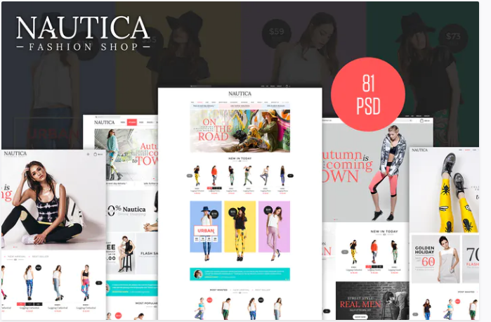 Nautica PSD Template