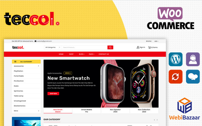 Teccol Electronic WooCommerce Theme