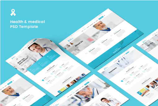 Health & medical PSD Template