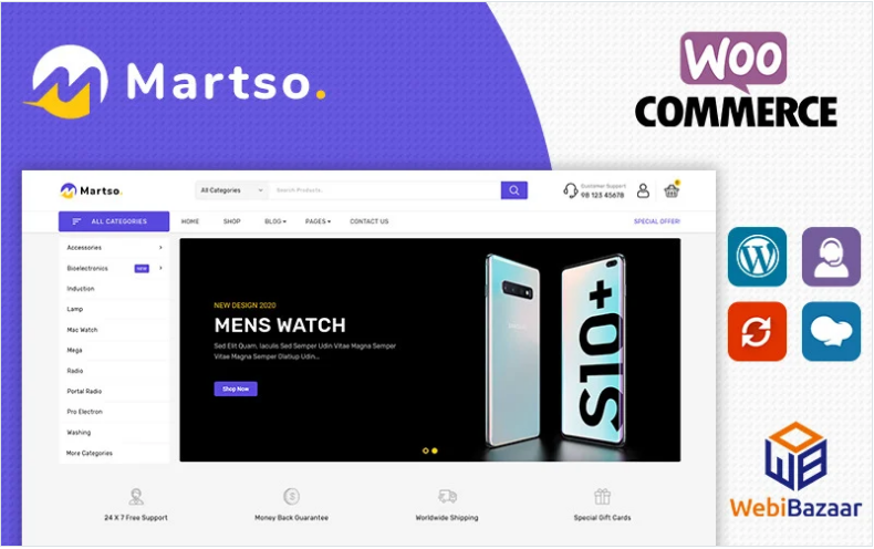 Martso - Multipurpose Electronics Premium WooCommerce Theme