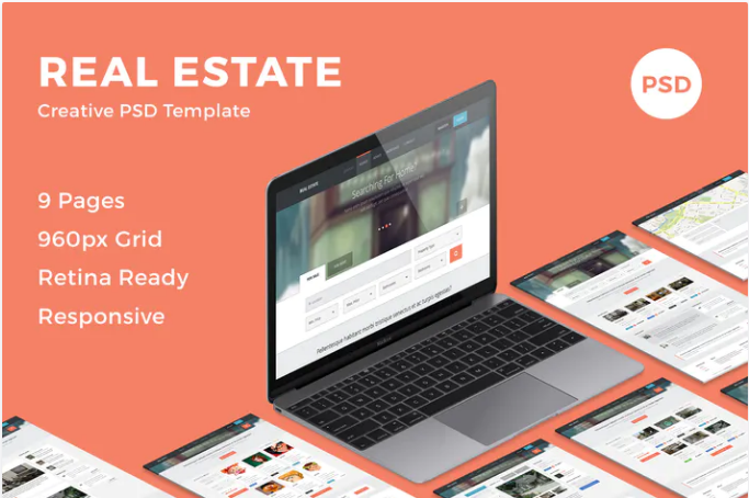 Real Estate - Creative PSD Template