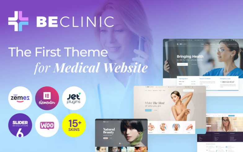 BeClinic - Multipurpose Medical WordPress Theme