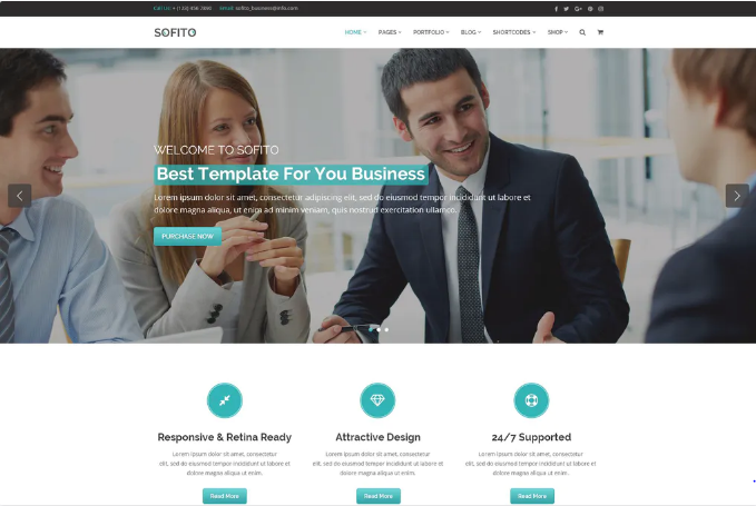 Sofito - Multipurpose PSD Template
