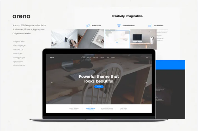 Arena - Corporate PSD Template
