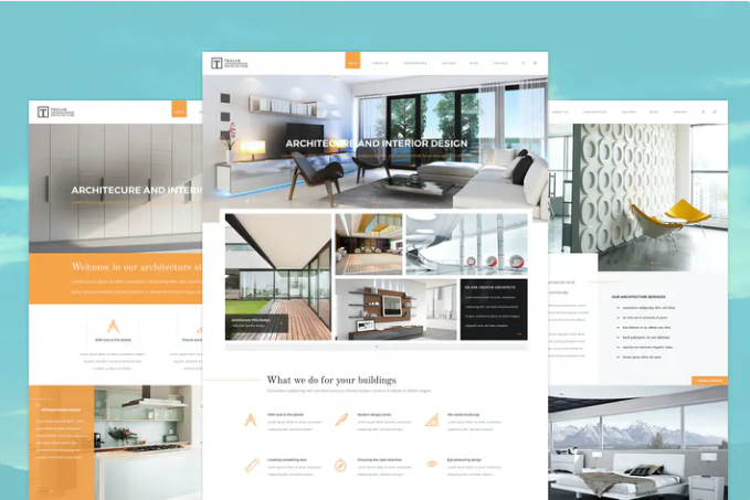 Teclus - Architecture PSD Template