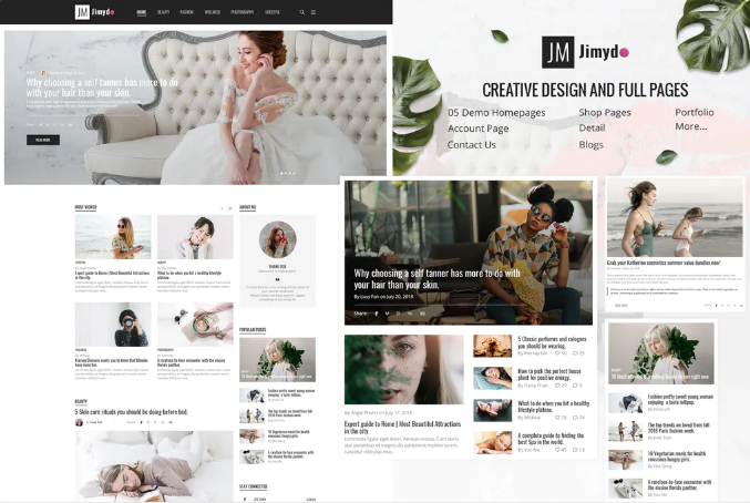 Jimydo - Blog / Magezine PSD Template