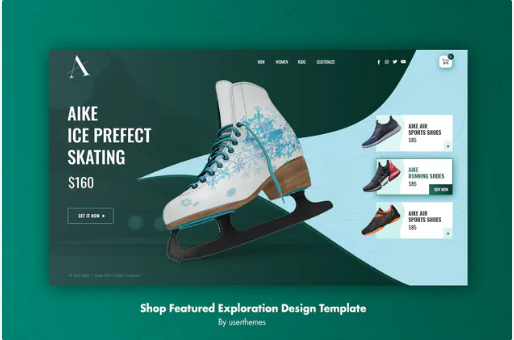 AIKE - Shop Website Featured Exploration Template