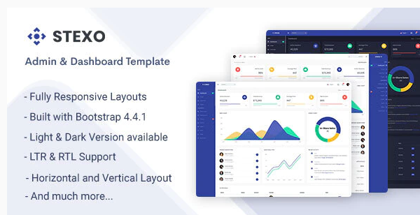 Stexo - Admin & Dashboard Template