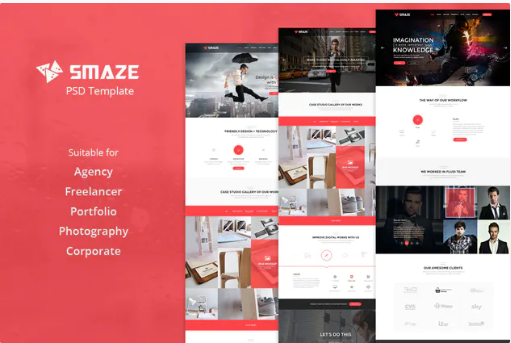 Smaze | Multi-purpose PSD Template