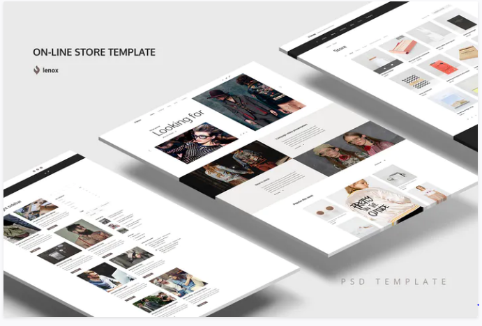 eCommerce Store PSD Template