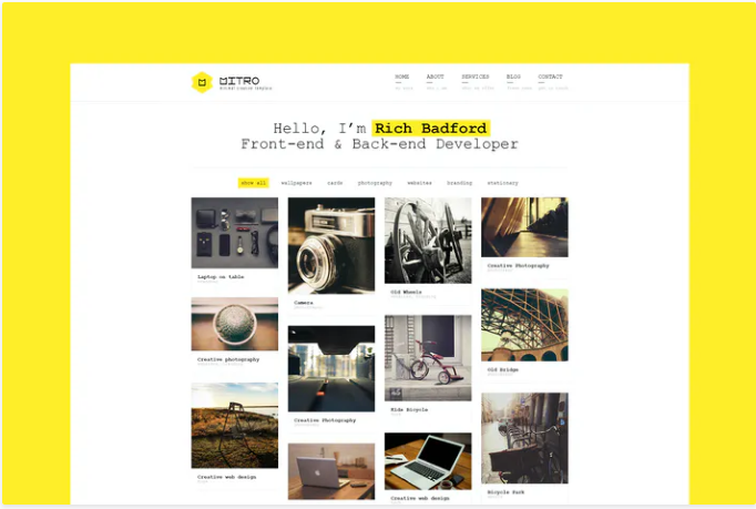 Mitro - Minimal PSD Template