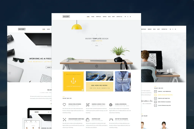 Invory - Multi Purpose PSD Template